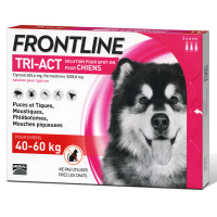 Frontline Tri-Act Краплі на холку від бліх кліщів та комарів для собак від 40 кг до 60 кг