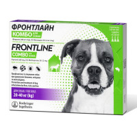 Frontline Combo Spot On L Капли на холку от блох и клещей для собак от 20 до 40 кг