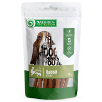 Nature's Protection Dog Adult Snacks Rabbit Sticks Лакомство для взрослых собак для дрессировки стики из кролика