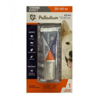 Palladium Strong Effect Капли от блох клещей и комаров для собак от 20 кг до 40 кг