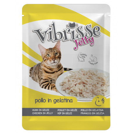 Vibrisse Adult Chicken in Jelly Консерви для дорослих кішок з курячим філе в желе
