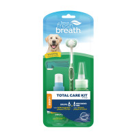 TropiClean Oral Care Kit Large Набір для чищення зубів Свіжий подих дропсів для середніх і великих порід собак