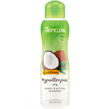 TropiClean Gentle Coconut Pet Шампунь Ніжний кокос для кошенят та цуценят