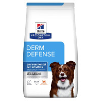 Hills Prescription Diet Canine Derm Defense Skin Care Лечебный корм для взрослых собак при дерматитах и потере шерсти с курицей