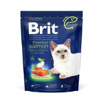 Brit Premium Cat Adult by Nature Sterilised Salmon Сухий корм для дорослих стерилізованих кішок з лососем