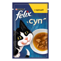 Felix Soup Консервы для взрослых кошек с курицей