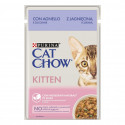Cat Chow Kitten Консервы для котят с ягненком и цукини в желе