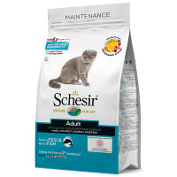 Schesir Cat Adult Fish Cухой монопротеиновый корм для кошек с рыбой