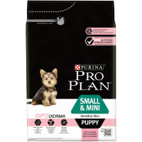Pro Plan Small & Mini Sensitive Skin Puppy Сухой корм для щенков мелких пород с лососем