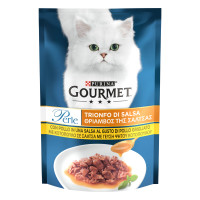 Gourmet Perle Консерви для дорослих кішок з філе курки