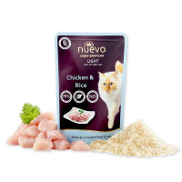 Nuevo Light Chicken & Rice Консервы для кошек c избыточным весом с курицей и рисом