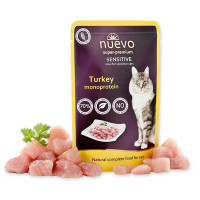 Nuevo Sensitive Turkey Monoprotein Консерви для кішок з чутливим травленням з монопротеїном індички