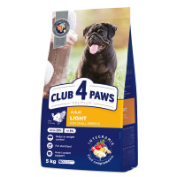 Club 4 Paws Premium Adult Small Breeds Light Сухий корм для дорослих собак дрібних порід схильних до повноти з індичкою