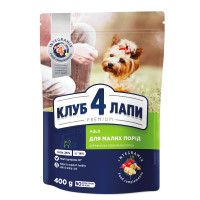 Club 4 Paws Premium Adult Small Breeds Сухой корм для взрослых собак мелких пород