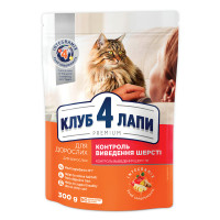 Club 4 Paws Premium Hairball Control Сухой корм для взрослых кошек с эффектом выведения шерсти
