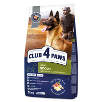 Club 4 Paws Premium Scout Сухой корм для взрослых рабочих собак средних и крупных пород