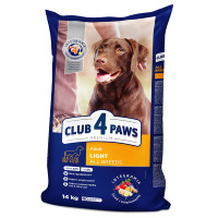 Club 4 Paws Premium Light All Breeds Сухий корм для дорослих собак усіх порід схильних до повноти