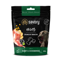 Savory Dog Mobility Crunchy Snack Ласощі для дорослих собак з кроликом та чорноплідною горобиною