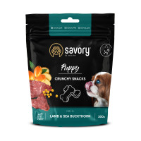 Savory Puppy Crunchy Snack Лакомства для щенков с ягненком и облепихой