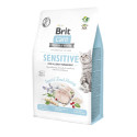 Brit Care Cat Adult Grain-Free Sensitive Insect & Fresh Herring Беззерновой сухой корм для взрослых кошек с чувствительным пищеварением