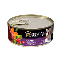 Savory Cat Adult Sterilised Lamb Консерви для дорослих стерилізованих кішок з ягнятком