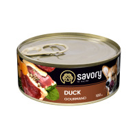 Savory Dog Gourmand Duck Консервы для привередливых собак с уткой