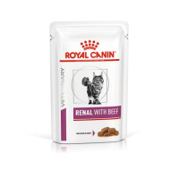 Royal Canin Renal Feline Beef Лечебные консервы для взрослых кошек 