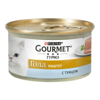 Gourmet Gold Консервы для взрослых кошек паштет с тунцом