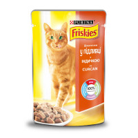 Friskies Консервы для взрослых кошек с индейкой кусочки в подливе