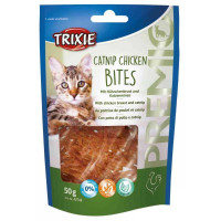 Trixie Premio Catnip Chicken Bites Лакомства для кошек с курицей и кошачьей мятой