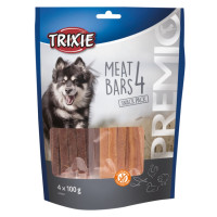 Trixie Premio 4 Meat Bars Snack Pack Лакомства для собак с курицей, уткой, ягненком и лососем 