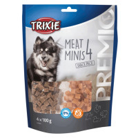Trixie Premio 4 Meat Minis Snack Pack Лакомства для собак с курицей, уткой, говядиной и ягненком