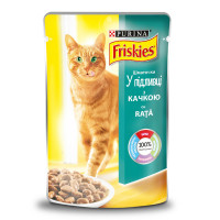 Friskies Консерви для дорослих кішок з качечками у підливі