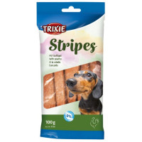 Trixie Stripes Light Лакомства для собак с домашней птицей