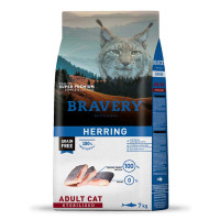Bravery Adult Cat Sterilized Herring Сухой корм для стерилизованных кошек с селедкой