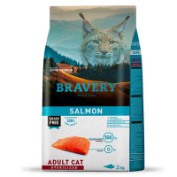 Bravery Adult Cat Sterilized Salmon Сухой корм для стерилизованных кошек с лососем