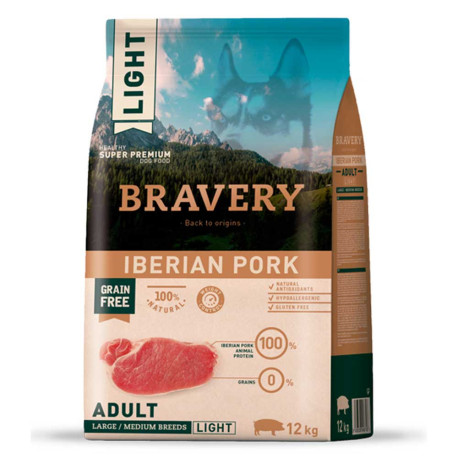 Bravery Adult Large and Medium Iberian Pork Сухий корм для дорослих собак середніх та великих порід з іберійською свининою