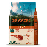 Bravery Adult Large and Medium Lamb Сухой корм для взрослых собак средних и больших пород с ягненком