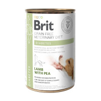 Brit GF Veterinary Diets Dog Diabetes Лечебные консервы для взрослых собак при сахарном диабете 