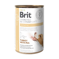Brit GF Veterinary Diets Dog Hepatic Лікувальні консерви для дорослих собак при захворюваннях печінки