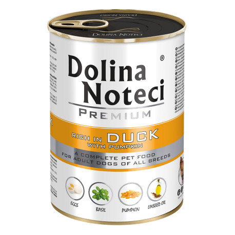 Dolina Noteci Premium Duck With Pumpkin Консервы для собак с уткой и тыквой