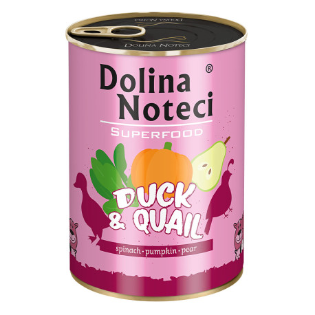 Dolina Noteci Superfood Duck & Quail Консервы для собак c уткой и перепелкой