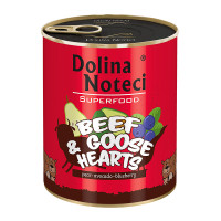 Dolina Noteci Superfood Beef & Goose Hearts Консервы для собак с говяжими и гусиными сердцами