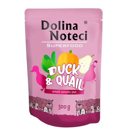 Dolina Noteci Superfood Duck & Quail Консерви для собак з качкою та перепілкою пауч