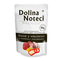 Dolina Noteci Premium For Small Breeds Консерви для дорослих собак дрібних порід з яловичиною, паприкою та локшиною павуч