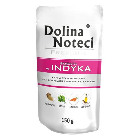 Dolina Noteci Premium Turkey Консерви для собак з індичкою пауч