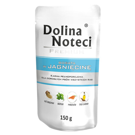 Dolina Noteci Premium Lamb Консервы для собак с ягненком пауч