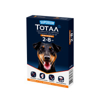 Superium Тотал Антигельминтное средство для собак весом от 2 до 8 кг