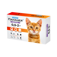 Superium Панацея Таблетки от блох и клещей для кошек весом от 0,5 до 2 кг