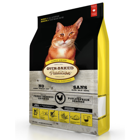 Oven-Baked Tradition Cat Adult Chicken Сухий корм для дорослих кішок з куркою